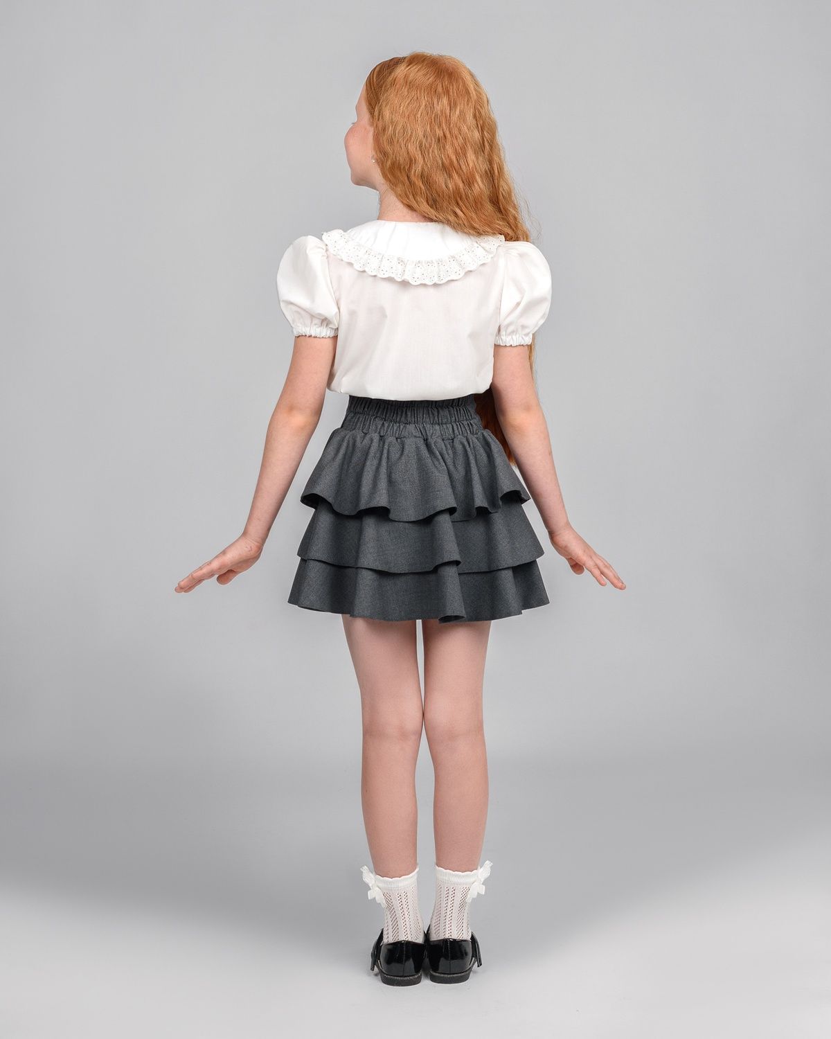 Спідниця Slim Waist сіра для дівчинки 3022501103 фото